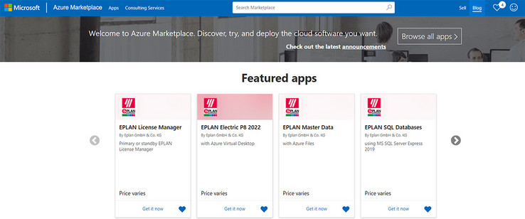 EPLAN is now available in the Microsoft Azure Marketplace