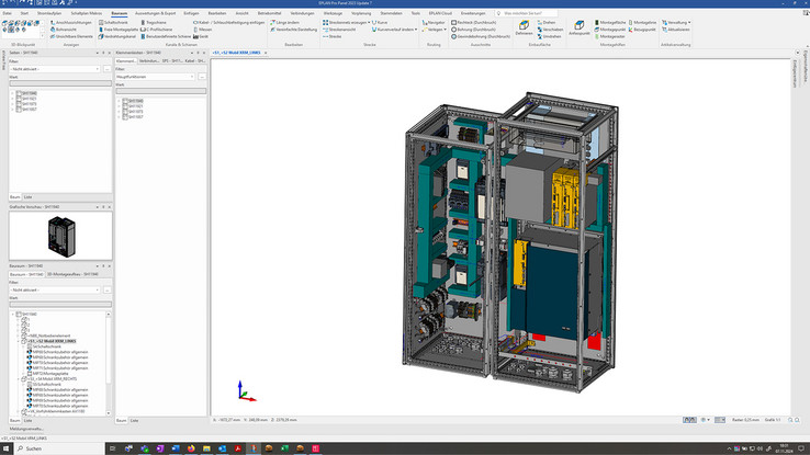 EPLAN Pro Panel for creating the digital twin