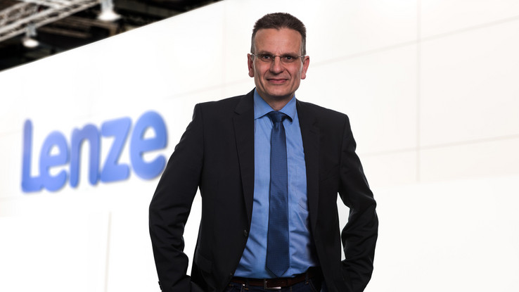 Lenze Senior Vice President for Process and Quality Management Gerd Schüler