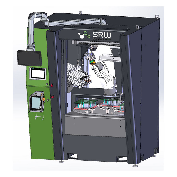 SRW builds a complete digital twin for each customer project. The assembly system led the transition to function-oriented mechatronic development across all engineering disciplines.  